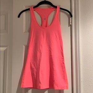 Hot pink racer back tank